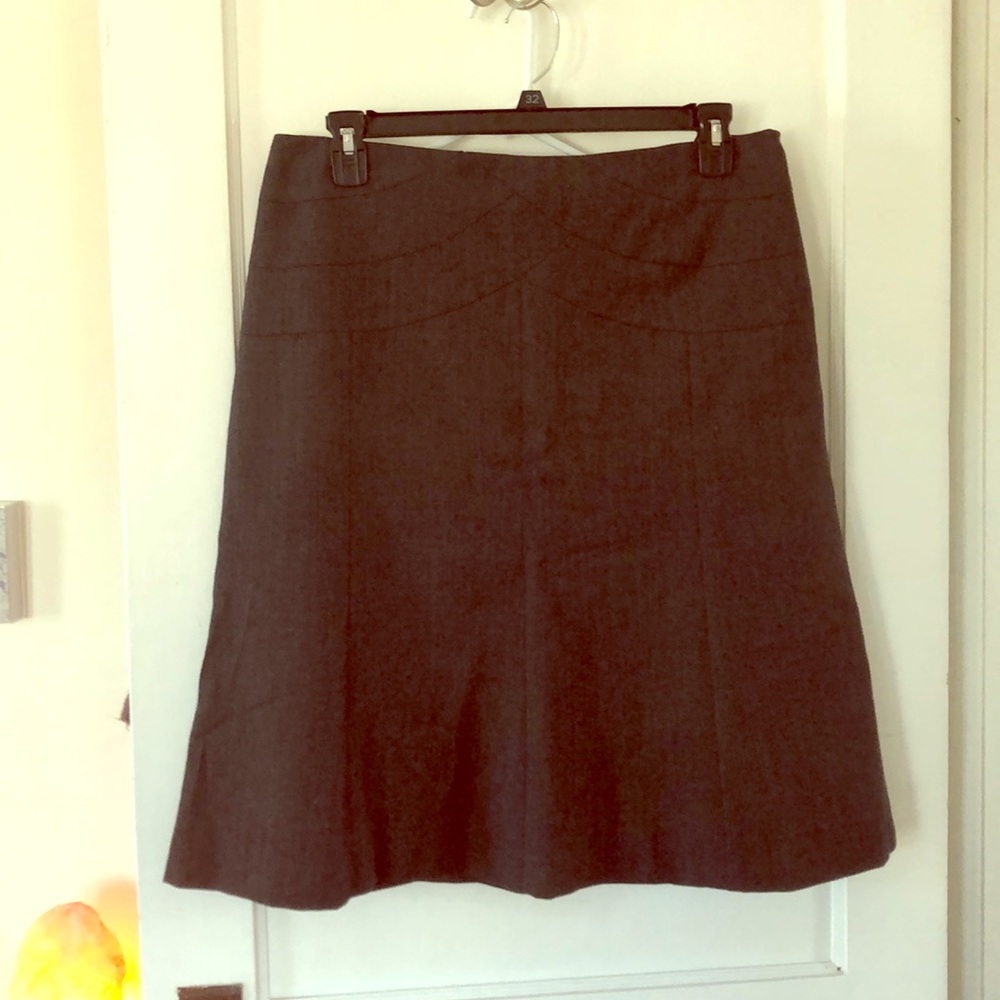 Grey Wool Skirt